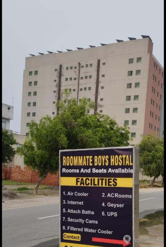 Roommate boys branch 2 Boys Hostel in Airline Housing Society, Lahore with WiFi from PKR 12,000